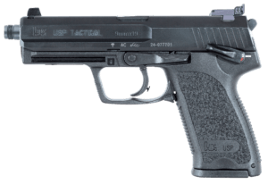 HK 81000348 USP Tactical V1 9mm Luger 4.86″ TB 15+1 (3) Black Polymer Frame Black Steel Slide Black Polymer Grip