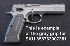 Sar USA K12STSP K-12 Sport 9mm Luger 4.70″ 17+1 Stainless Steel Gray Polymer Grip