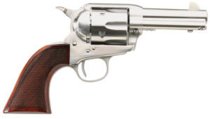 Taylors & Company 550897 1873 Cattleman SAO 45 Colt (LC) Caliber with 5.50 Blued Finish Barrel  6rd Capacity Blued Finish Cylinder  Color Case Hardened Finish Steel Frame & Walnut Grip”
