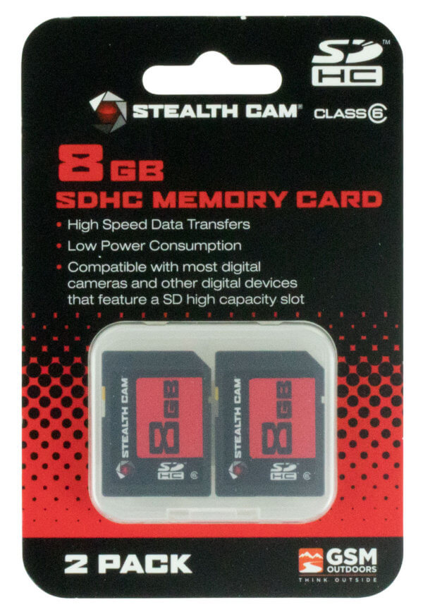 Stealth Cam STC2SD8GB SD Memory Card 8Gb 2 Per Pack