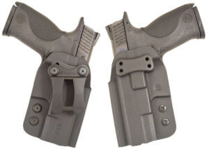 Comp-Tac C57200000NQ2N QI IWB Size 02 Black Kydex Belt Clip Compatible w/Ruger SR9/Beretta APX/Glock 22/40 Gen5 Belt 1.50″ Wide Ambidextrous
