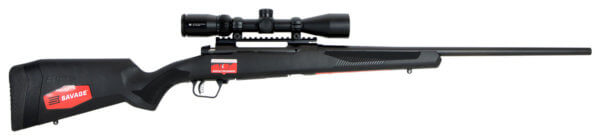 Savage Arms 57321 110 Apex Hunter XP 7mm-08 Rem 4+1 20″ Matte Black Metal Synthetic Stock Vortex Crossfire II 3-9x40mm Scope Left Hand