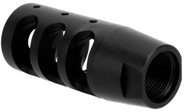 TacFire MZ10023B Compact Compensator Black Nitride Steel with 5/8-24 tpi Threads  2.50″ OAL & 1″ Diameter for 308 Win AR-10″