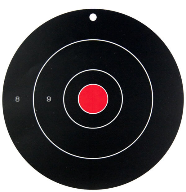 Birchwood Casey 35070 Dirty Bird 12″ Bullseye Tagboard Hanging Universal Black/Red 100 Per Pkg