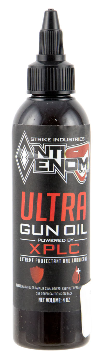 Strike Industries VMULTRA Anti Venom Ultra Gun Oil Lubricates 4 oz Squeeze Bottle