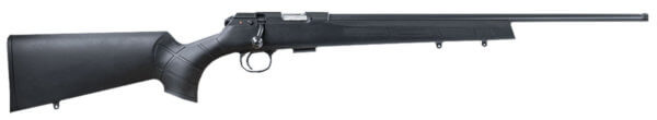 CZ-USA 02315 CZ 457 American SR 17 HMR Caliber with 5+1 Capacity 20″ 1/2×28 Threaded Barrel Black Nitride Metal Finish & Fixed American-Style Black Synthetic Stock Right Hand (Full Size)