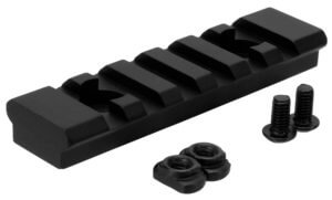 TacFire MAR105M M-LOK Accessory Picatinny Section Rail 3 Inch 7 Slots  Black Anodized