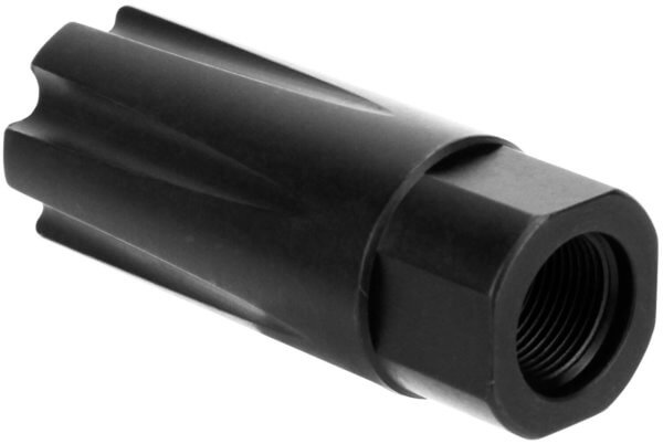 TacFire MZ1020 Linear Compensator Black Nitride Steel with 1/2-28 tpi Threads  2.26″ OAL & 0.87″ Diameter for 5.56x45mm NATO AR-15″