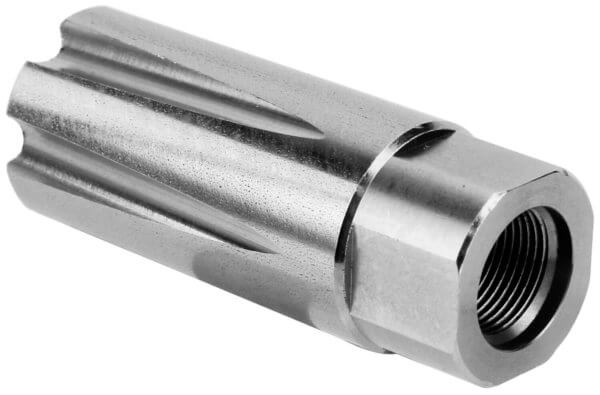 TacFire MZ1020SS Linear Compensator Stainless Steel with 1/2-28 tpi Threads  2.05″ OAL & 0.87″ Diameter for 5.56x45mm NATO AR-15″