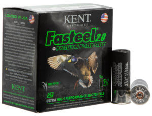 Kent Cartridge K123FS326 Fasteel 2.0 Waterfowl 12 Gauge 3″ 1 1/8 oz 6 Shot 25rd Box