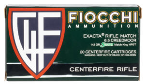 Fiocchi 65CMMKC Hyperformance Compete 6.5 Creedmoor 140 gr Sierra MatchKing BTHP 20rd Box