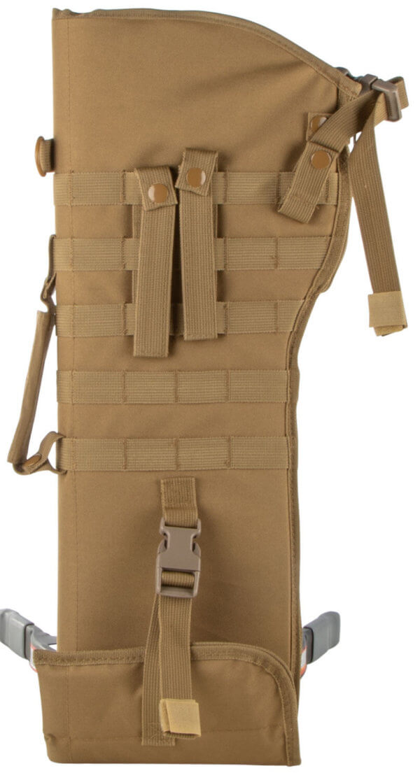 NcStar CVRSCB2919T VISM Scabbard with Tan Finish MOLLE Webbing D-Ring & Grommet for Drainage for Rifle/Carbine
