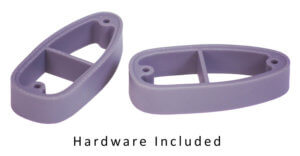Crickett KSA000012 LOP Spacer Kit  Purple Polymer Fits Crickett Synthetic Rifles  Kit Includes 2 3/4 Spacers  2 Long & 2 Short Butt Plate Screws & Instruction Card”