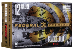 Federal PWBTSSX1427B Premium Black Cloud TSS 12 Gauge 3″ 1 1/4 oz 1450 fps Steel/Tungsten 7 BB Shot 10rd Box