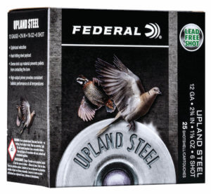 Federal USH1275 Upland Field & Range 12 Gauge 2.75 1 1/8 oz 7.5 Shot 25rd Box”