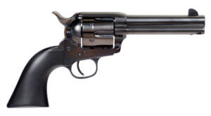 Taylors & Company 550928 1873 Cattleman 357 Mag Caliber with 4.75 Barrel  6rd Capacity Cylinder  Overall White Floral Engraved Finish Steel & Walnut Grip”