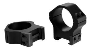 Warne 501M Maxima Horizontal Ring Set Matte Black Steel 1″ Tube Medium Fixed Maxima/Weaver/Picatinny Mount