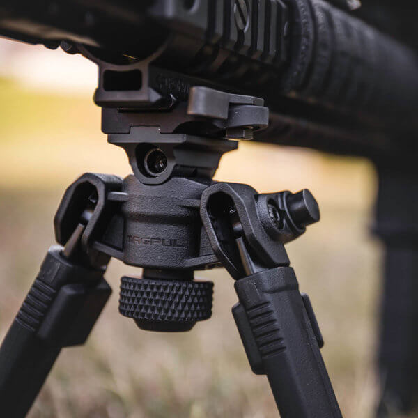Magpul MAG951-BLK Bipod made of Aluminum with Black Finish ARMS 17S-Style Attachment 6.80-10.30″ Vertical Adjustment & Rubber Feet for AR-Platform