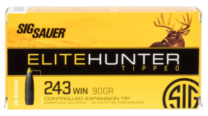 Sig Sauer E308TH220 Elite Hunter Tipped 308 Win 165 gr Controlled Expansion Tip 20rd Box