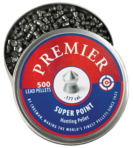 Crosman LSP77 Premier Super Point 177 Lead 500 Per Tin
