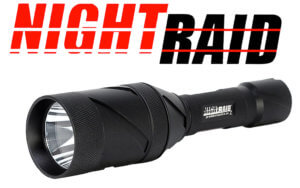 Predator Tactics 97491 Night Raid Light Kit Matte Black Red Filter 275 yds Range