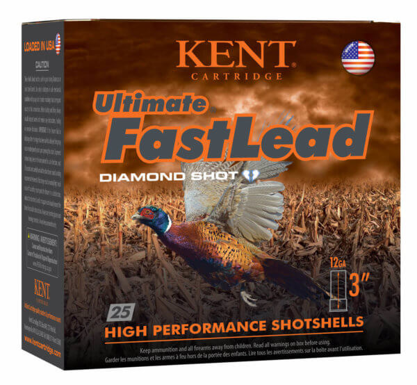 Kent Cartridge K123UFL505 Ultimate Fast Lead 12 Gauge 3″ 1 3/4 oz 5 Shot 25rd Box