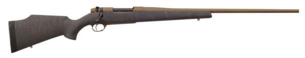 Weatherby MWB01N653WR6T Mark V Weathermark 6.5-300 Wthby Mag Caliber with 3+1 Capacity  26″ Barrel  Burnt Bronze Cerakote Metal Finish & Burnt Bronze Webbed Matte Gel Coated Black Fixed Monte Carlo Stock Right Hand (Full Size)