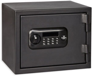 Hornady 95210 Lock Box  XL Key Entry Black Steel Holds 1 Handgun 10 L x 7″ W x 2″ D”