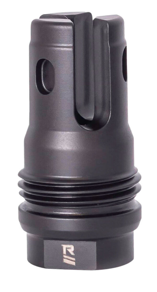 Rugged Suppressor FH002 R3 Flash Mitigation System Black for 5/8-24 tpi Threads & 2.13″ OAL for 7.62mm Radiant762  Surge762  Razor762 & Micro30 Suppressors”