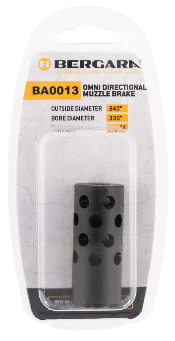 Bergara Rifles BA0012 Omni #2 Directional Muzzle Brake  5/8-24 tpi  .700″ Diameter  30 Cal”