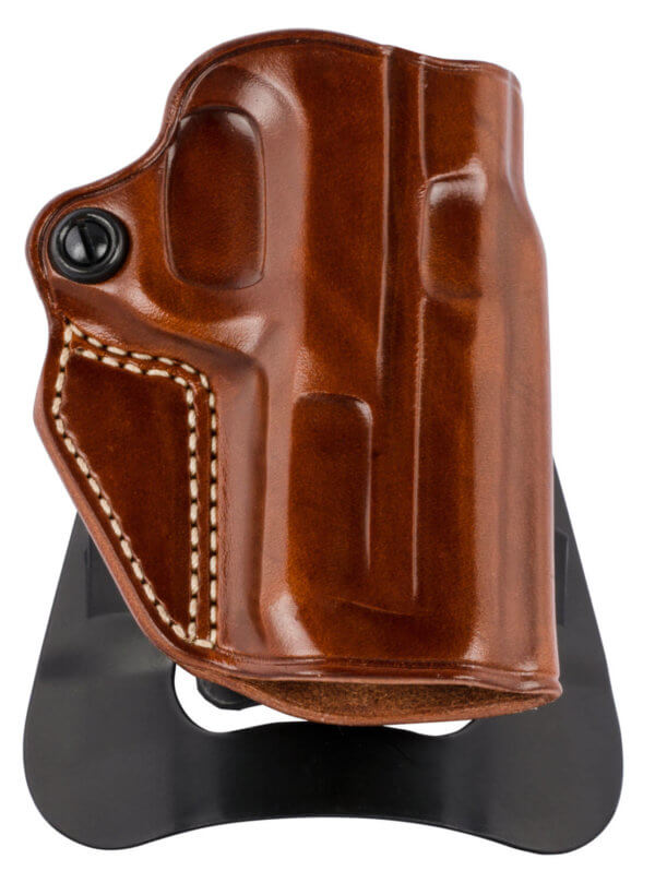 Galco SM2858 Speed Master 2.0 OWB Tan Leather Paddle Fits S&W M&P Shield EZ Right Hand