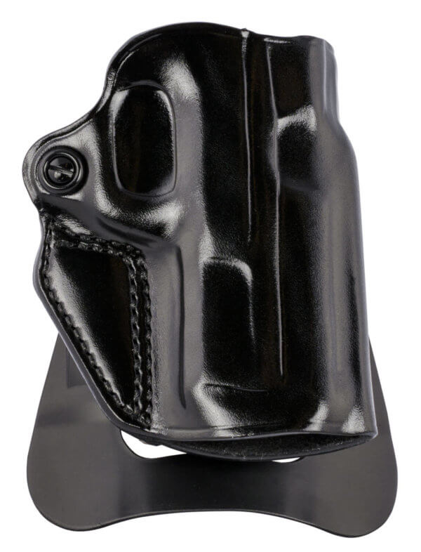 Galco SM2858B Speed Master 2.0 OWB Black Leather Paddle Fits S&W M&P Shield EZ Right Hand
