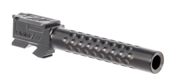 ZEV BBL17OPTDLC Optimized Match Replacement Barrel 9mm Luger 4.49″ Black DLC Finish 416R Stainless Steel Material with Dimples for Glock 17 Gen1-4