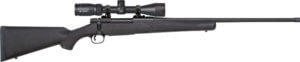 Mossberg 28122 Patriot Night Train 300 Win Mag Caliber with 3+1 Capacity 24″ Barrel Matte Blued Metal Finish OD Green Stock Right Hand Includes 6-24x50mm Scope & Bipod