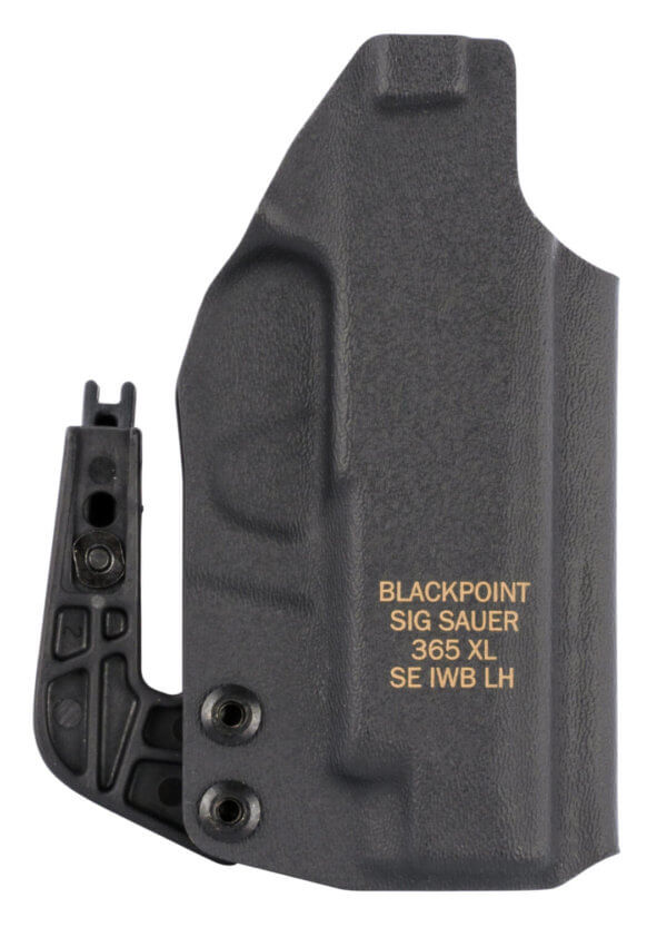 Sig Sauer HOL365XLAPXLH Tactical IWB Black Polymer Belt Clip Fits Sig P365XL Left Hand