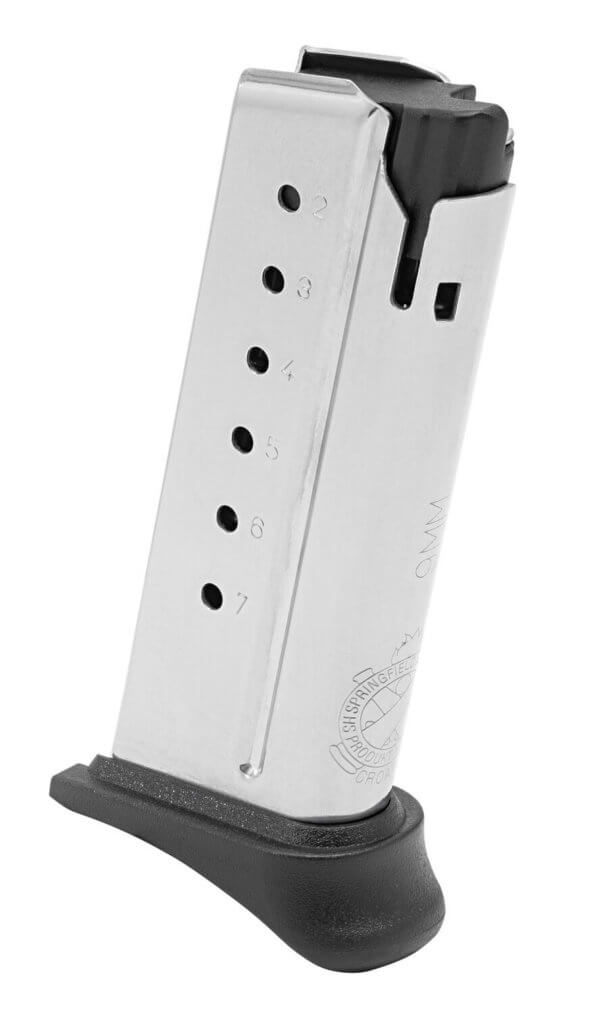 Springfield Armory XDS0907H XDS Mod2 7rd Hook Floor Plate 9mm Luger Springfield XDS Mod2 Stainless Steel