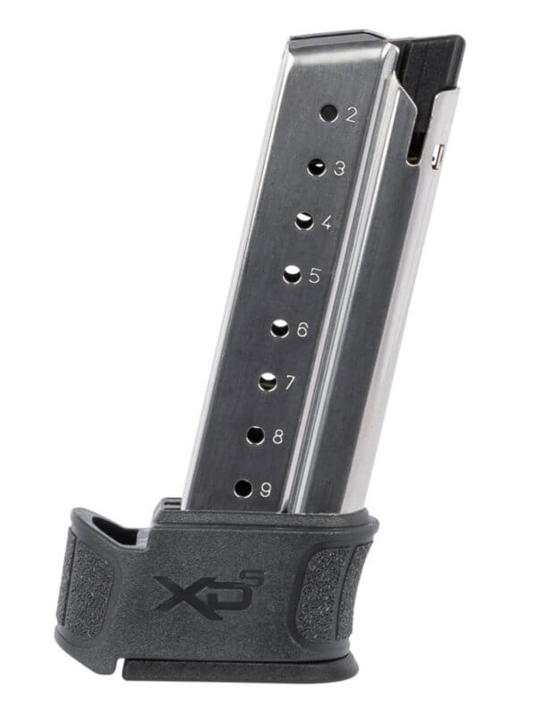 Springfield Armory XDSG5901M Backstrap Sleeve made of Polymer with Black Finish & 1 Piece Mid Size Design for 9mm Luger Springfield XD-S Mod.2