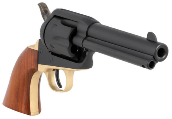 Taylors & Company 550430 Old Randall  357 Mag Caliber with 4.75 Barrel  6rd Capacity Cylinder  Overall Blued Finish Steel & Walnut Navy Size Grip”
