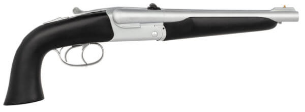 Davide Pedersoli 020S643410 Howdah Alaskan 45 Colt (LC)/410 Gauge 2rd 10.25″ Rifled Barrel Hard Chromed W/Rubber Overmold Wood Ramp Front/Folding Leaf Rear Sights