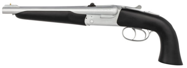 Davide Pedersoli 020S643410 Howdah Alaskan 45 Colt (LC)/410 Gauge 2rd 10.25″ Rifled Barrel Hard Chromed W/Rubber Overmold Wood Ramp Front/Folding Leaf Rear Sights