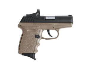 SCCY Industries CPX1TTSGRD CPX-1 RD 9mm Luger Caliber with 3.10″ Barrel 10+1 Capacity Gray Finish Frame Stainless Steel Slide & Polymer Grip Includes Crimson Trace CTS-1500 Red Dot