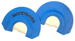 Woodhaven WH078 Blue Vyper Billy Yargus Diaphragm Call Double Reed Attracts Turkeys Blue