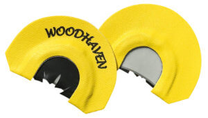 Woodhaven WH103 Black Reactor Diaphragm Call Triple Reed Attracts Turkeys Yellow