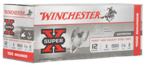 Winchester Ammo WEX1232VP Super X Xpert High Velocity 12 Gauge 3″ 1 1/8 oz 1550 fps 2 Shot 100rd Box