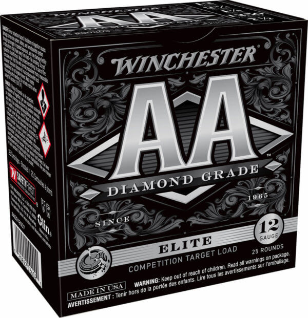 Winchester Ammo AADG12507 AA Diamond Grade 12 Gauge 2.75″ 1 1/8 oz 1250 fps 7 Shot 25rd Box