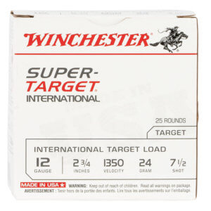 Winchester Ammo TRGT213507 Super-Target Light Target 12 Gauge 2.75″ 7/8 oz 1350 fps 7.5 Shot 25rd Box