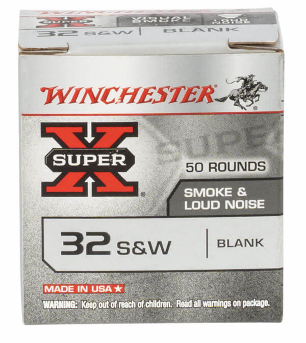 Winchester Ammo 32BL2PW Super X Blank 32 S&W 50rd Box