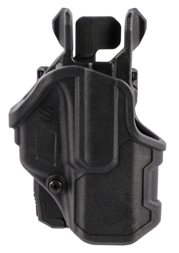 Blackhawk 410776BKR T-Series L2C Non-Light Bearing OWB Black Polymer Belt Slide Fits Glock 48 Right Hand