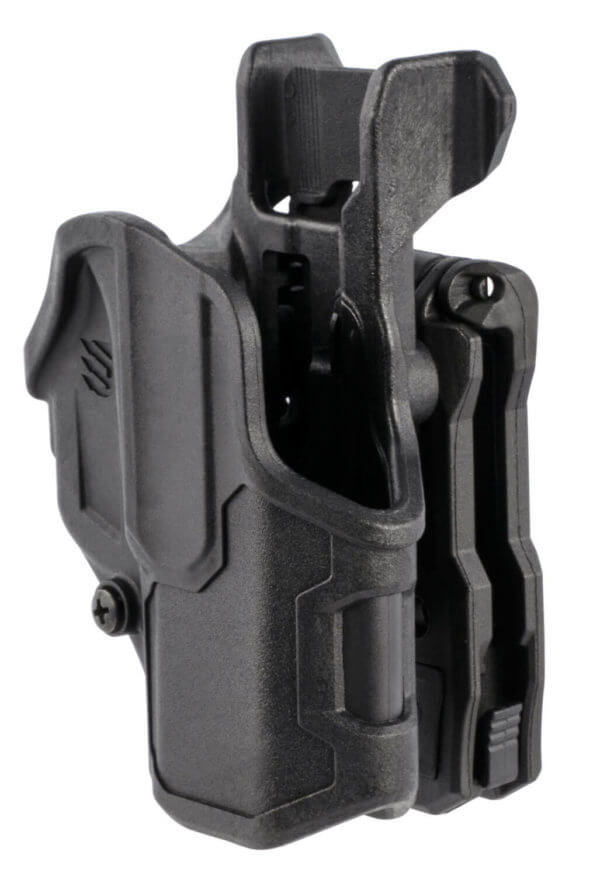 Blackhawk 410776BKR T-Series L2C Non-Light Bearing OWB Black Polymer Belt Slide Fits Glock 48 Right Hand