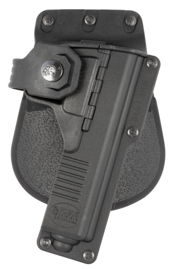 Blackhawk 410768BKR T-Series L2C Non-Light Bearing OWB Black Polymer Belt Clip Compatible w/Glock 43/43X/Kahr PM Includes Belt Loops Right Hand